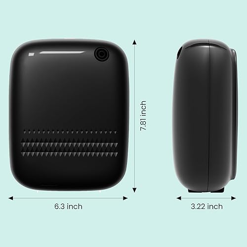 Miniatura 8 de Difusor de aceite esencial sin agua HVAC con control Bluetooth, capacidad de 13.5 fl oz para toda la casa, hogar, hotel, máquina inteligente de Negro