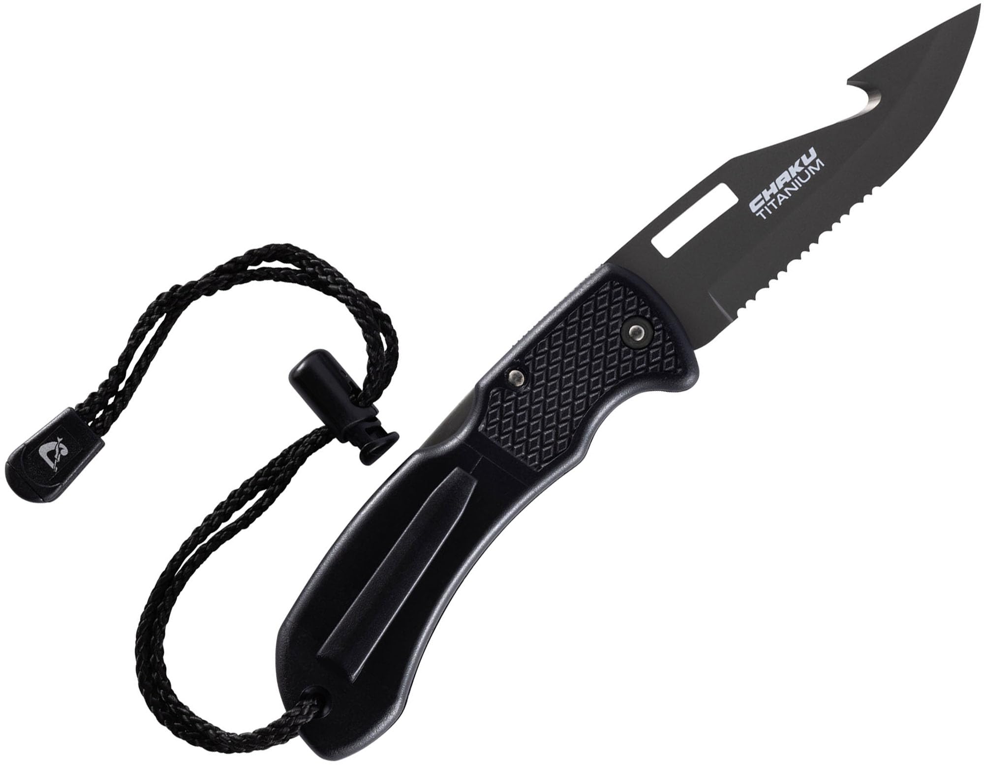 CRESSI Chaku Knife - Cuchillo de Buceo con Doble Hoja Lisa y Dentada, Ideal para Buceo y Apnea, Talla Única, Adulto Unisex