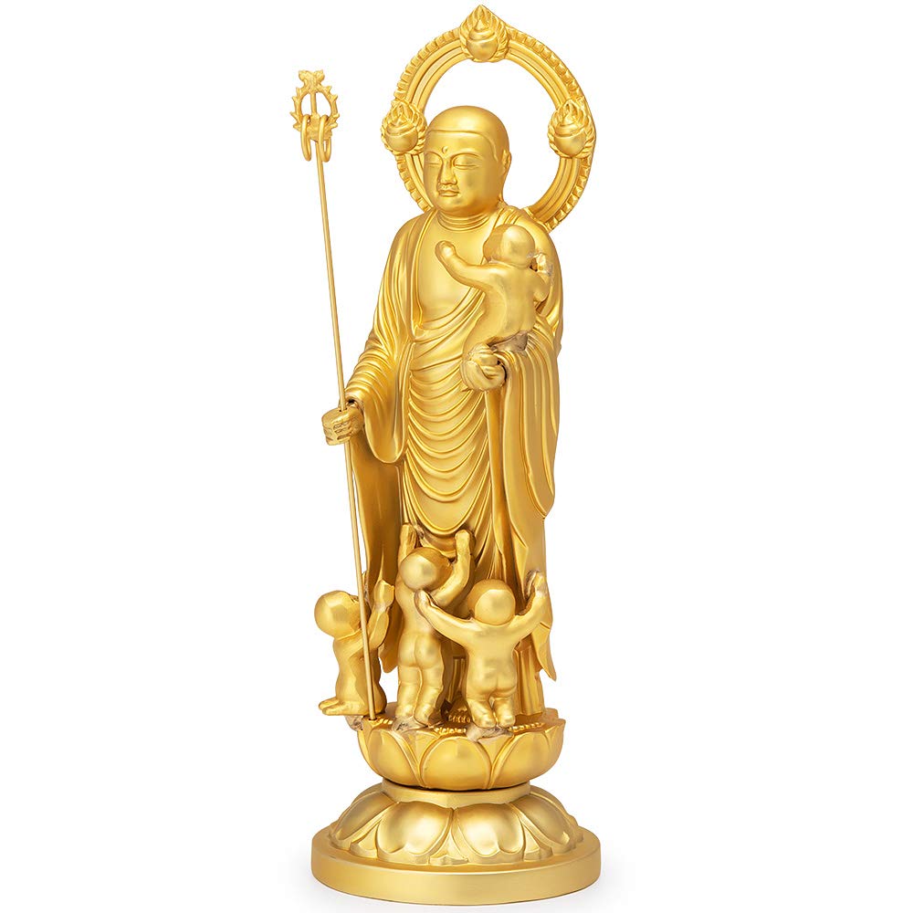 Amazon｜仏壇屋 滝田商店 仏像 水子地蔵菩薩(子安地蔵菩薩) 合金製