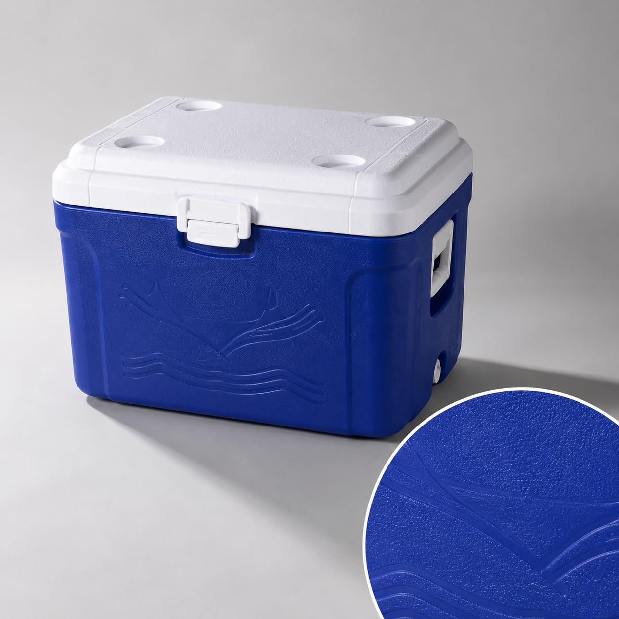 Glacière Portable Chaud Froid PE, Charnières durables, Boîte Conservation, pour Les Pique-niques, pour