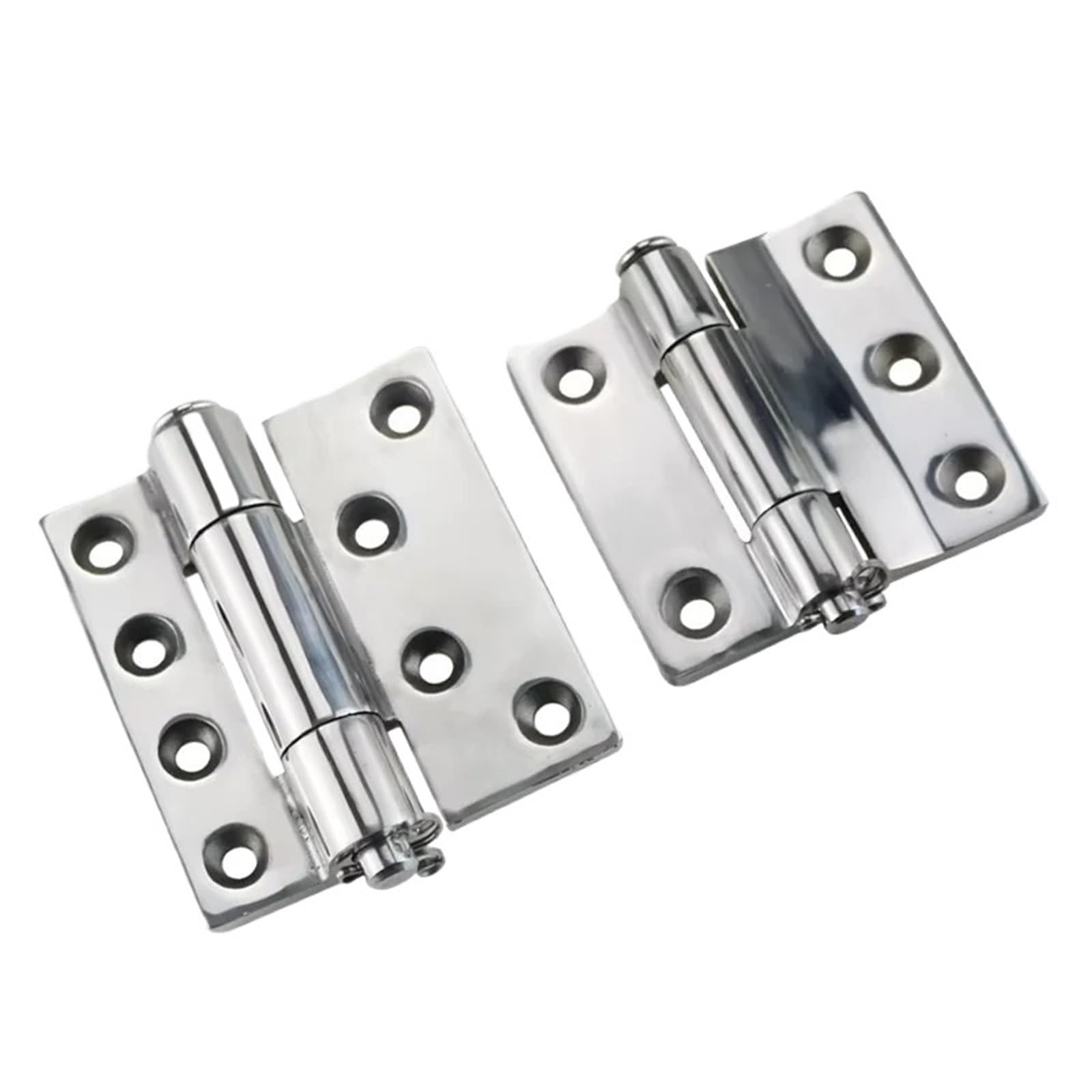 304 Stainless Steel Thickened Heavy-Duty Hinges Industrial Electrical Equipment Hinges 1Pcs(113x105x7.7mm)