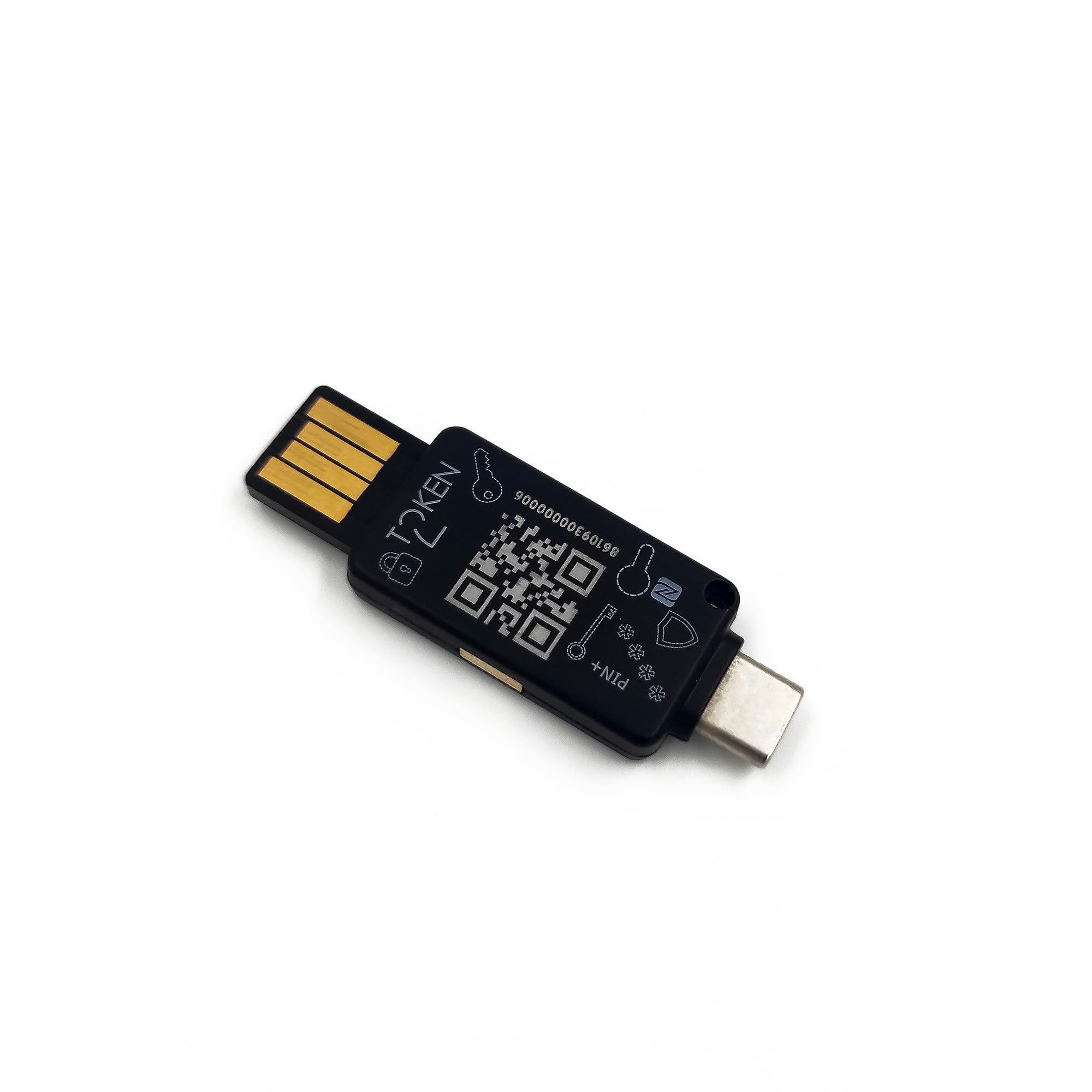 ふぅ 確認用2 Amazon | Token2 T2F2-PIN+/Dual FIDO2 U2F TOTP デュアルポート NFC