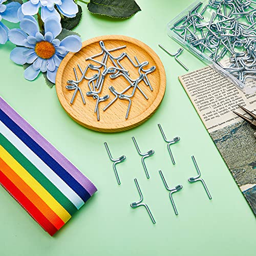 image for Gisafai 100 Piece Lawn Chair Webbing Clips - Metal Clips for Chair Fra