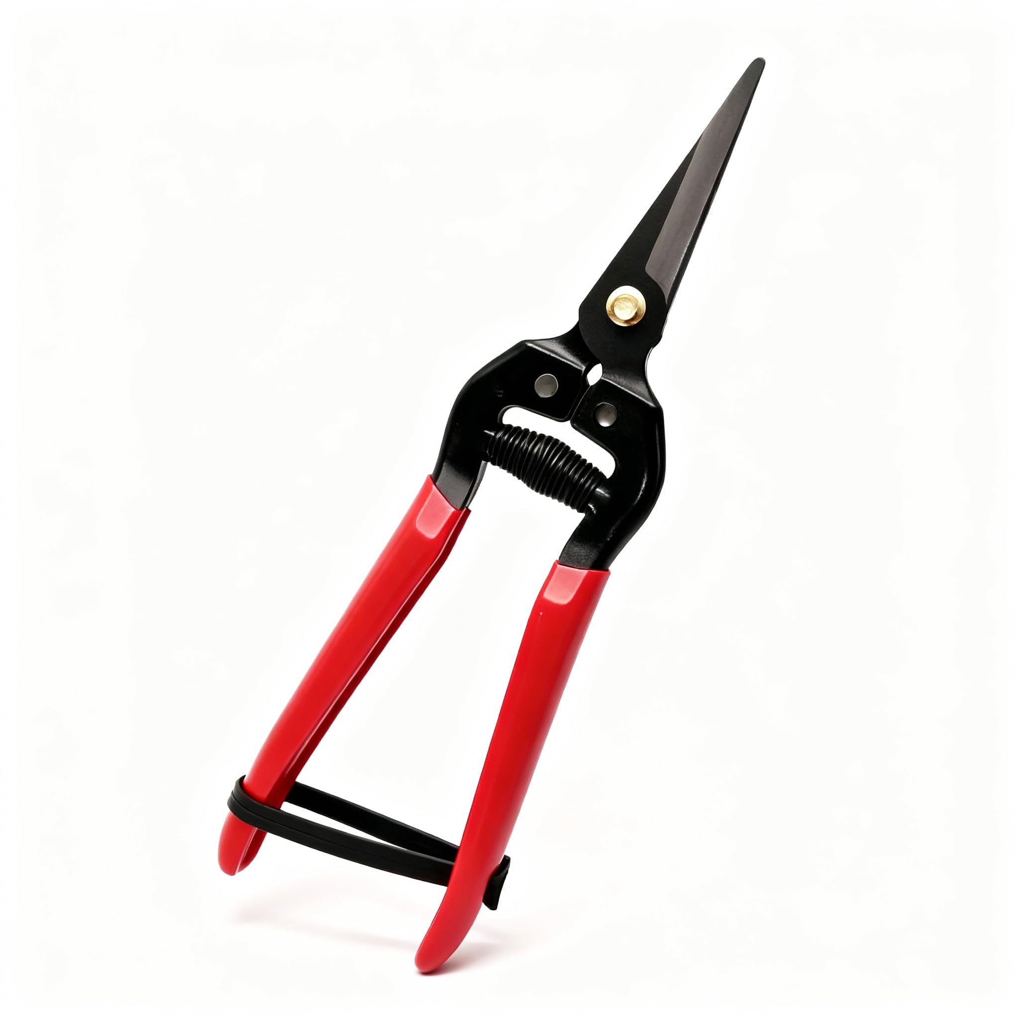 19cm Garden Pruning Shears, Professional Hand Pruners with Safety Lock & Labor-Saving Spring, Garden Clippers for Thin Branches & Stems
