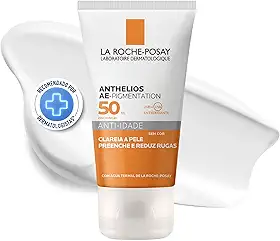 La Roche-Posay, Protetor Solar Anti-Idade com Ácido Hialurônico, Sem Cor, Textura Gel Creme, FPS50, 50g
