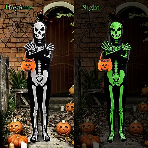 Faybox WSKL1001-S Skeleton Costume Glow In The Dark thumb #2