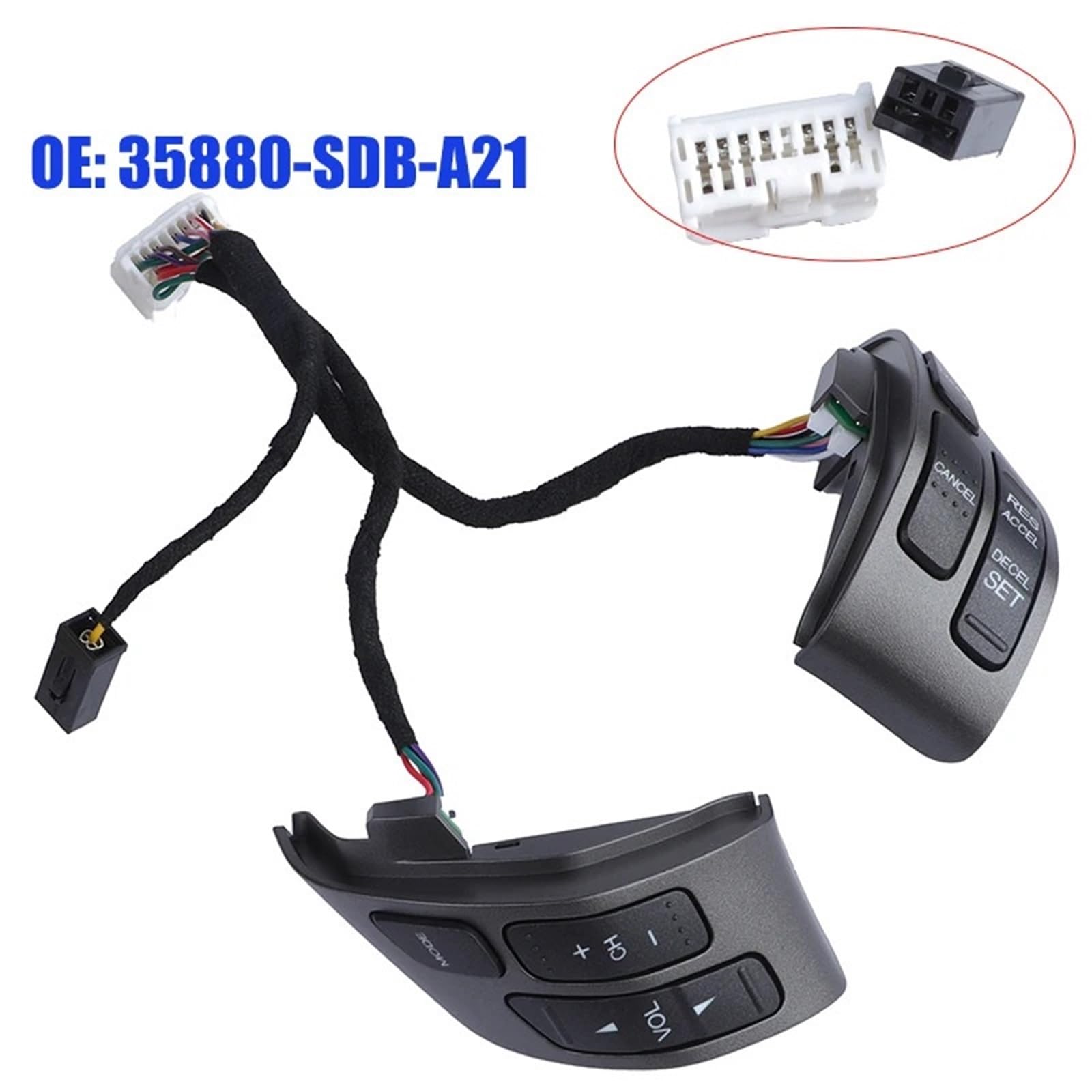 na.ksnoo Amazon.com: ZYRIOUV 35880-SDB-A21 35880SDBA21 Steering Wheel Audio