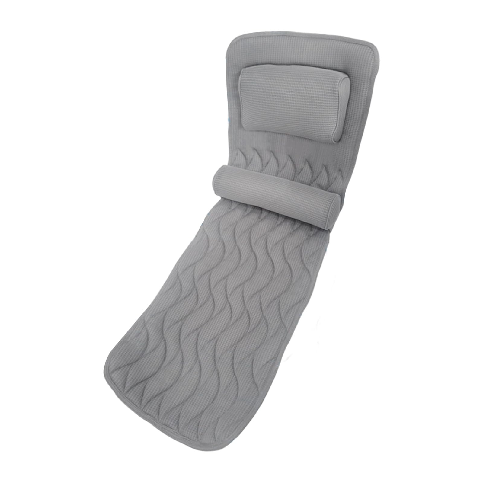 Full Body Bath Pillow with Adjustable Lumbar Roll Pillow Nonslip Bathtubs Cushion Back Neck Pillows Mat Enduring Back Neck Pillow Mat