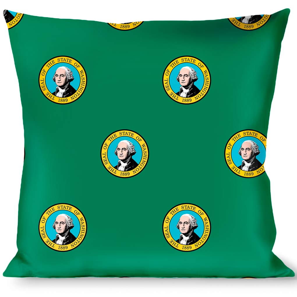 Almohada de plumón Washington Buckle Down antiácaros para cama doble