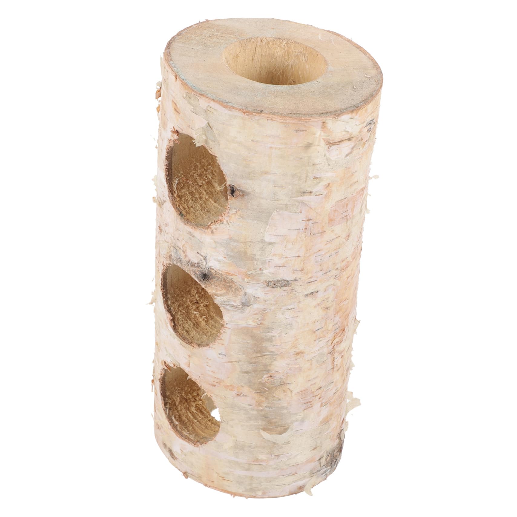 Handgefertigtes Hamstertunnel als Natürliches Versteck und Spielzeug für Kleine Haustiere in Beige als Schlafhöhle und Beschäftigung