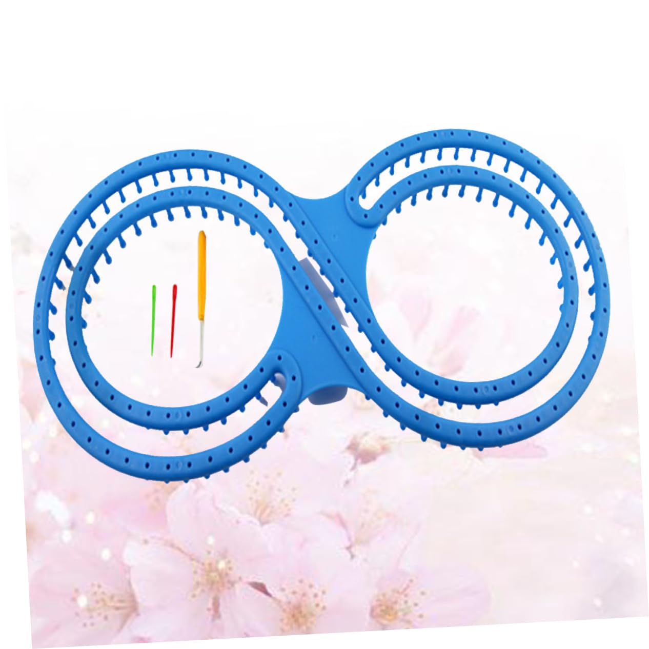 Operitacx DIY Wool Hat Knitter Kit 8 Knitting Looms with 3 Accessories Loom Knitter for Sweater Weave Projects