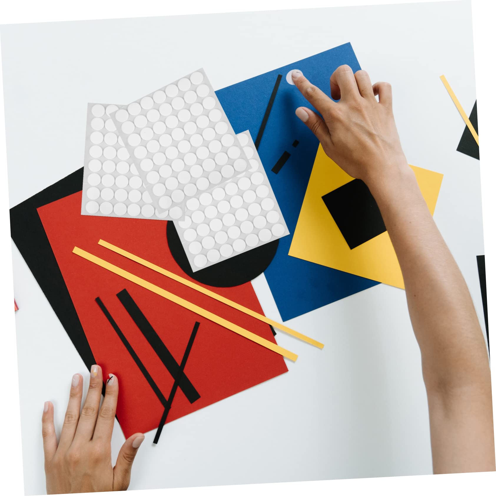 STOBOK 90blätter Doppelseitige Klebepunkte Für Wandkunst Starke Selbstklebende Dot-sticker Für Bastelarbeiten Zum Dekorieren Von Festen Und Hochzeiten