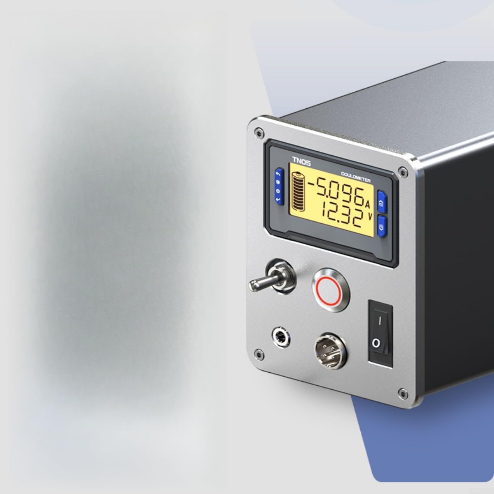 Medidor digital Coulomb de 8 a 80 V CC, monitor de batería de litio con pantalla SOC de potencia de voltios amperios, alarma programable para ácido para LiFePO4