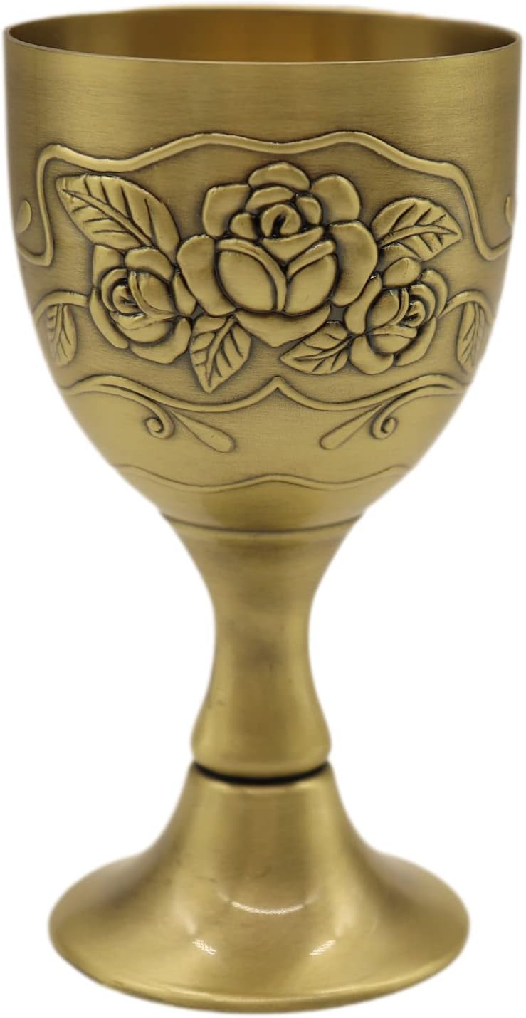Medieval Goblet, Metal Goblet 4.53in Volume 3.52fl oz