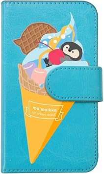 Amazon Co Jp Moimoikka Arrows M04 Tone M17 手帳型 スマホ ケース ペンギンアイス アイスクリーム ソフトクリーム ぺんぎん アニマル 動物 キャラクター おしゃれ かわいい カバー色ブルー ダイアリータイプ 横開き カード収納 フリップ カバー スマートフォン