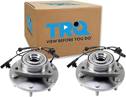 Miniatura 204 de TRQ Juego de 2 rodamientos de rueda delantera y trasera compatible con Dodge Dart 2013-2016