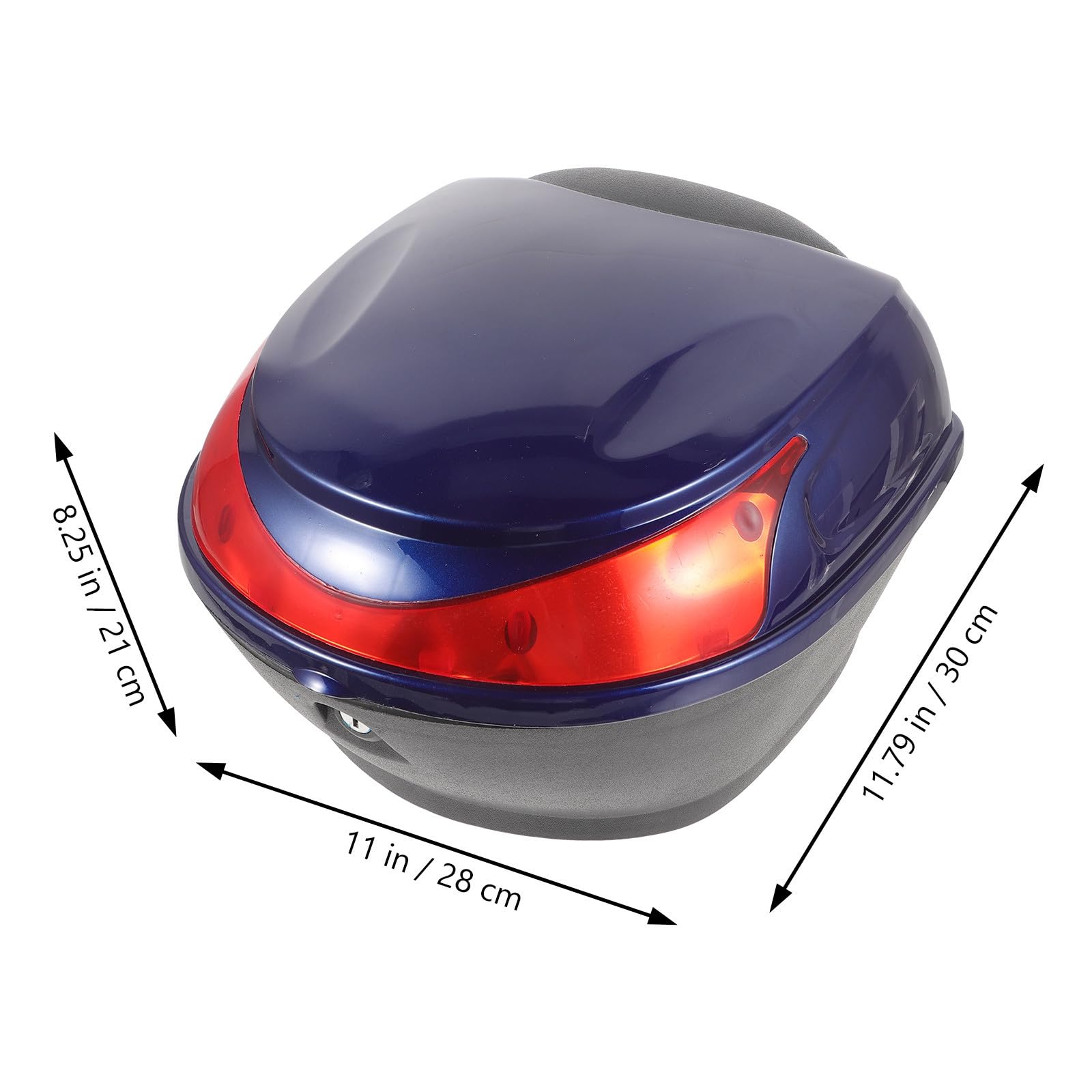 Valigia Per Motocicli e Veicoli Elettrici, Bauletto Posteriore in Plastica, Impermeabile, Facile Installazione, per Uso Quotidiano