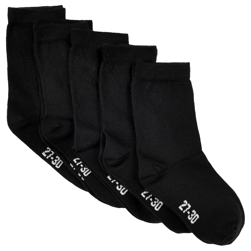 MINYMO Jungen Ankle Sock -Solid (5-pack) Socken (5er Pack)