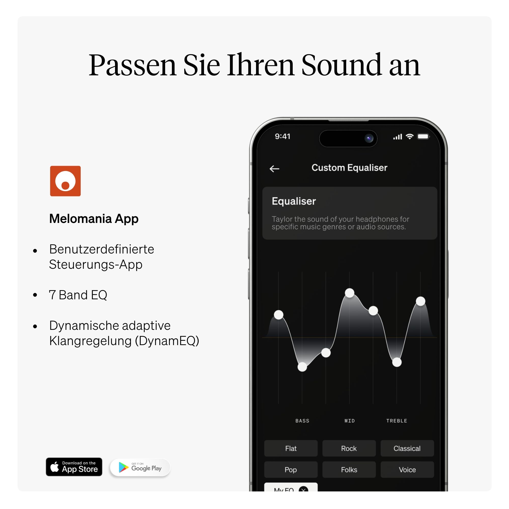 Cambridge Audio Melomania A100 True - Wireless In-Ear Kopfhörer, leicht, Adaptives ANC, aptX™ Lossless Bluetooth, bis zu 39 Std Akku mit Ladecase – Schwarz