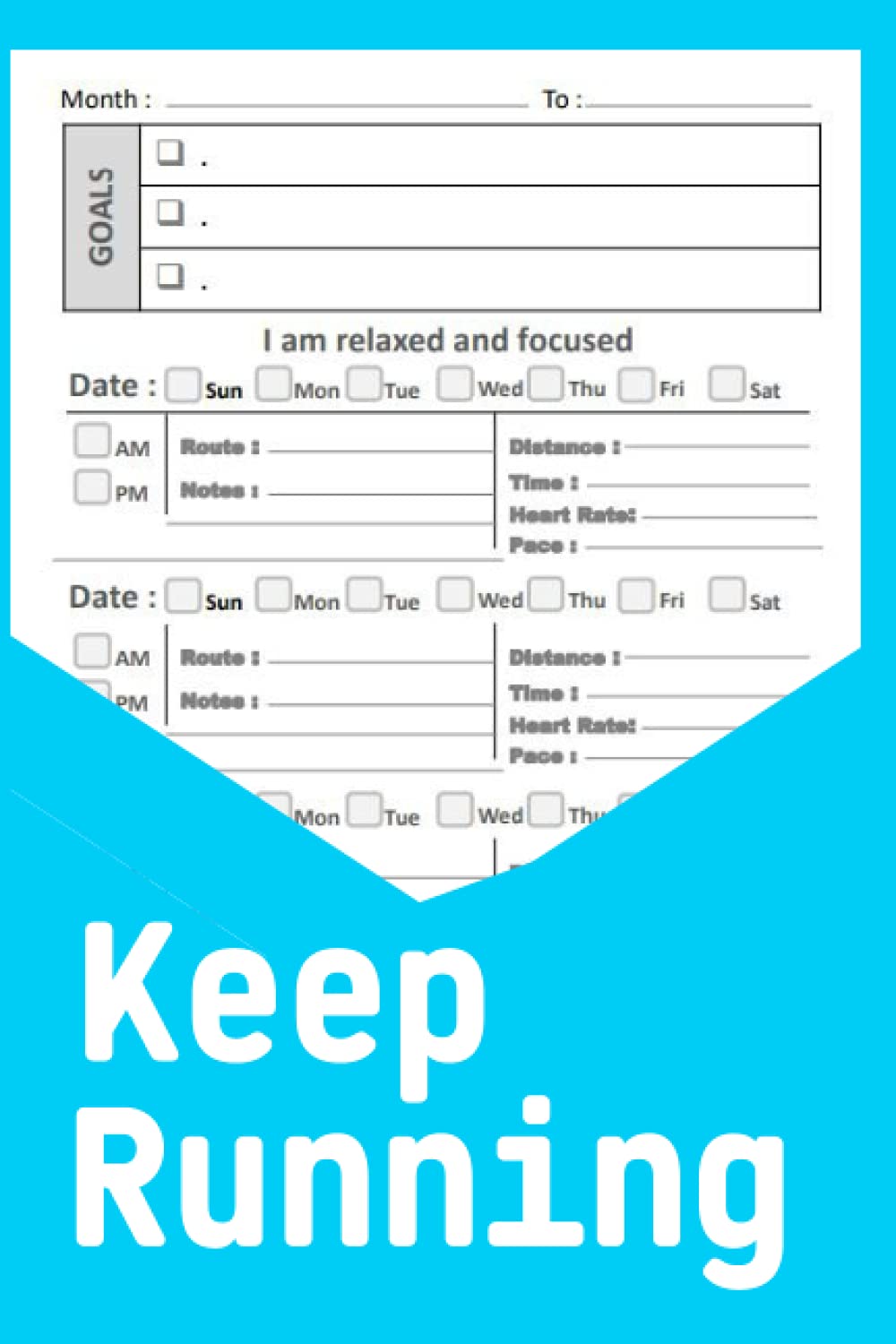 Keep Running log: Running Diary for Women Running Journal Daily Training Notebook Running Logbook 2022 Complete Runner's Weekly and Daily Training Log ... Route Heart Undated Weekly Running Log Book