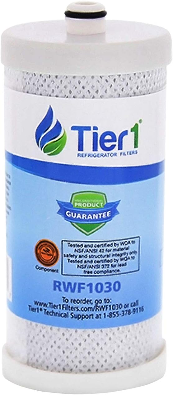 Tier1 WF1CB Refrigerator Water Filter | Replacement for Frigidaire PureSource WFCB, RG100, WF284, NGRG-2000, Kenmore 469906, 469910, 9910, Fridge Filter