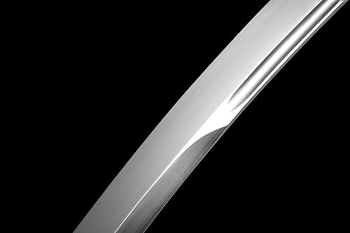 Miniatura 6 de Katana corta de espiga completa de acero al carbono Samurai japonés Tanto de acero al carbono