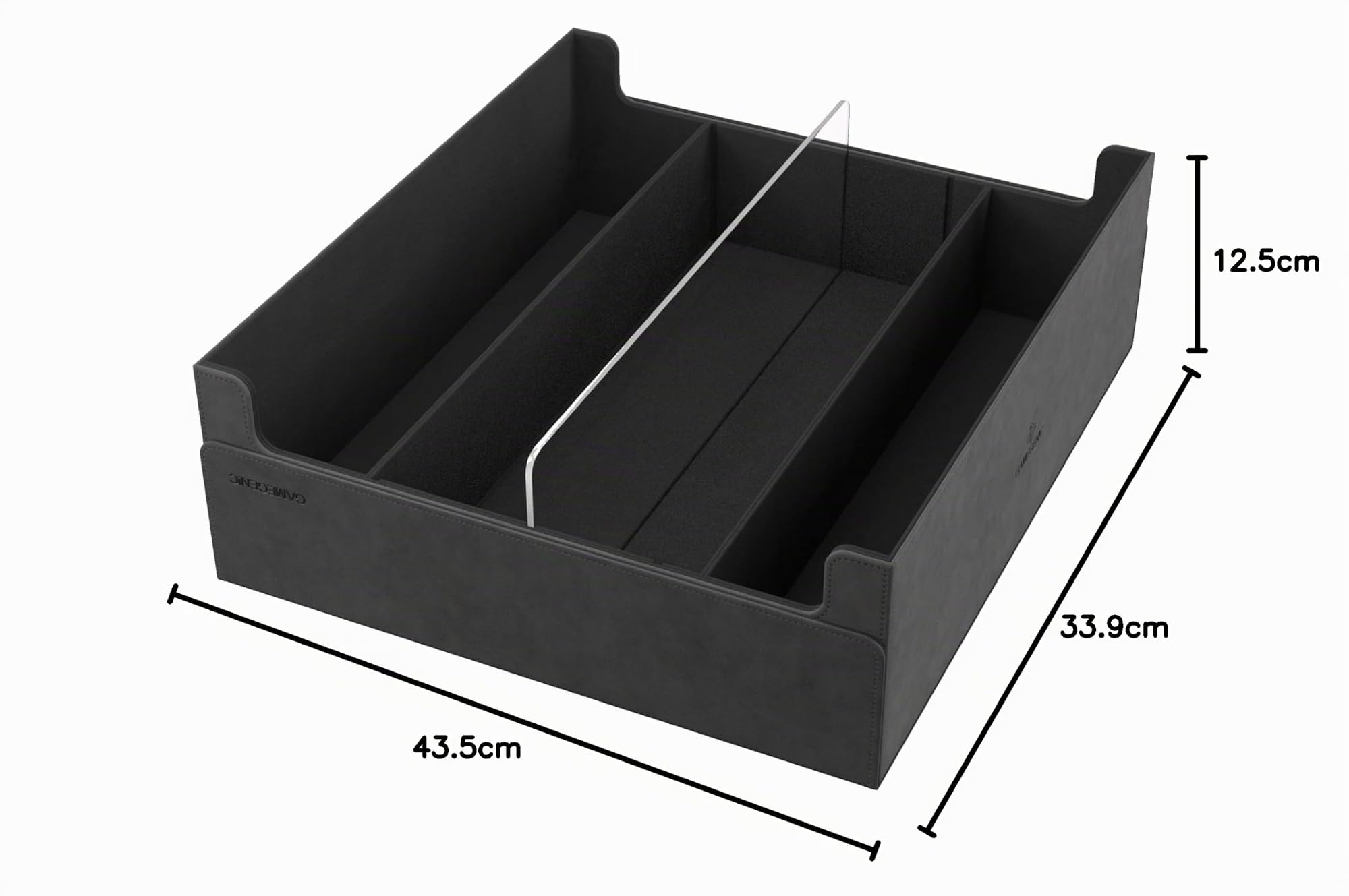 Gamegenic, Collectors' Lair 2000+ Solution de Rangement multifonctionnelle pour Collection de Cartes et boîtes de Deck Noir