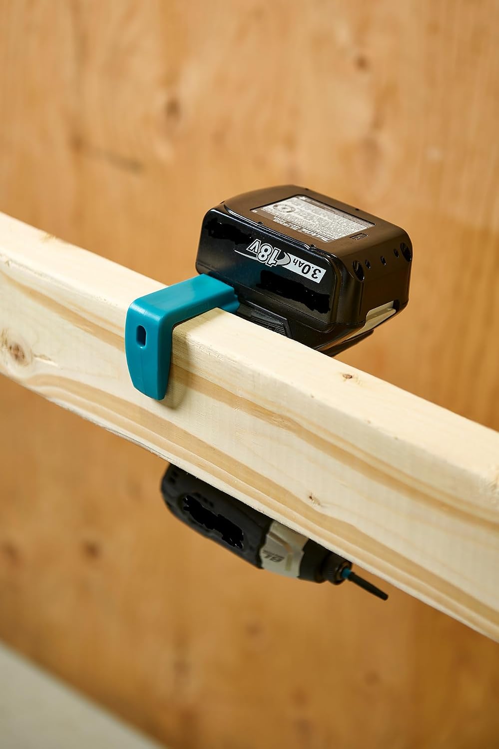 Caddy MEGA Hook - Wide Hooks for Impact Drill | Hang on 2x4, Tool Belt & Ladder - 2-Pack