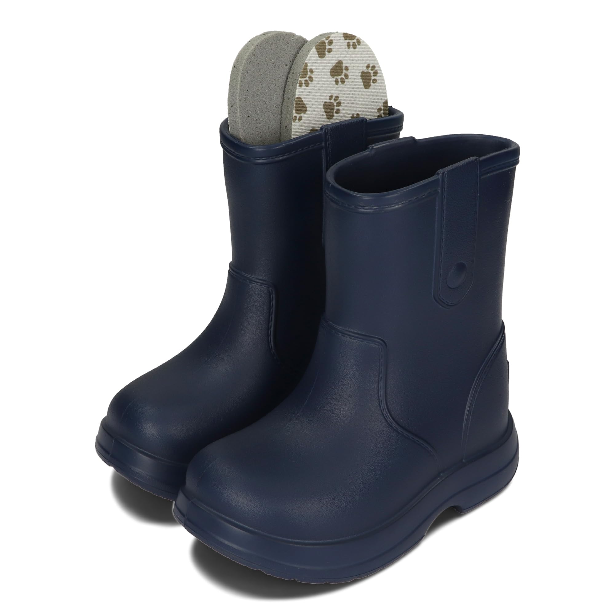 Bottes en caoutchouc EVA pour enfant, légères, imperméables et antidérapantes, avec semelle intérieure, 22/23-34/35