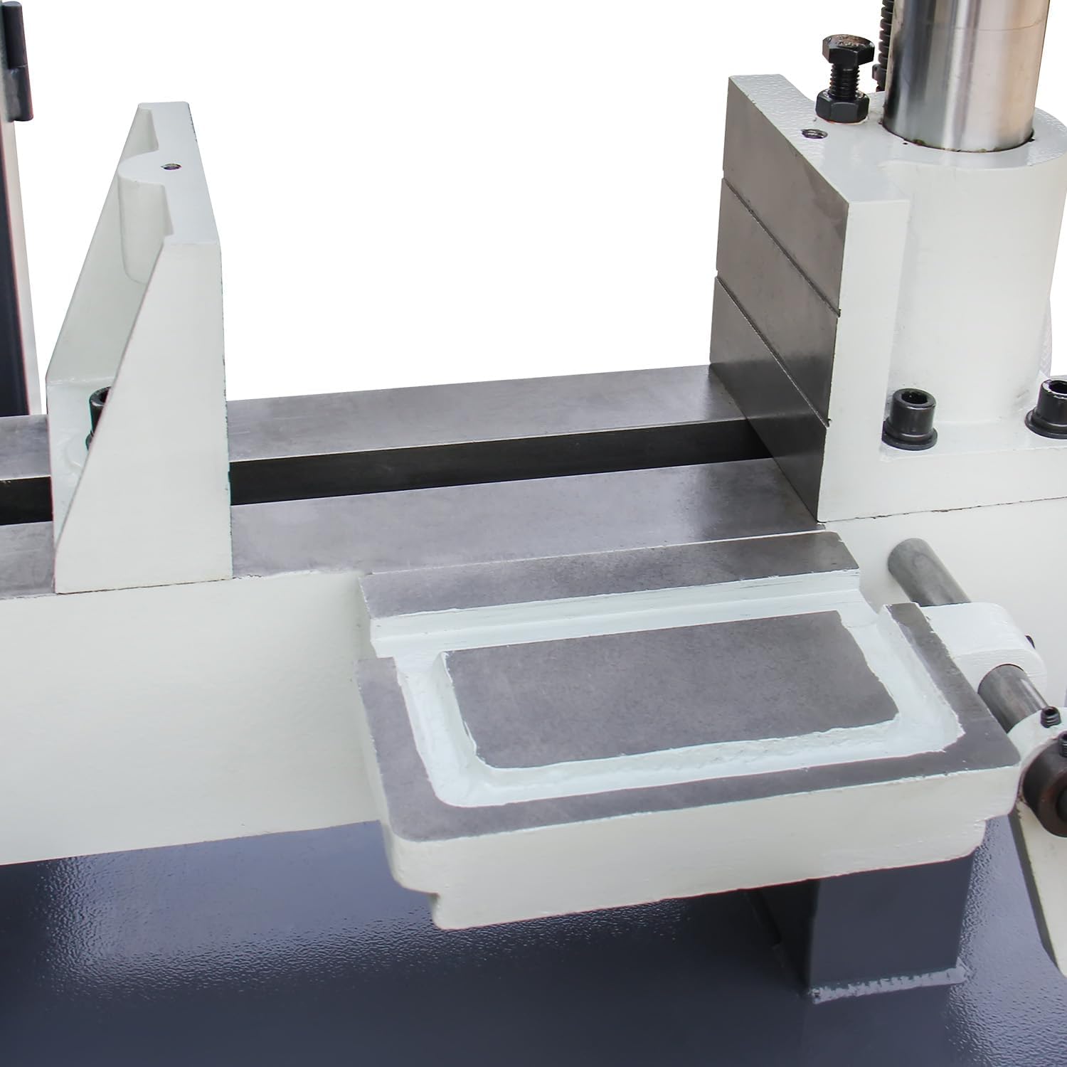 KAKA INDUSTRIAL Metal Bandsaw 7.8 Inch Capacity Double Column Horizontal Band Saw Hydraulic Control Semi-Automatic for Metal Fabrication Shops, Maintenance Facilities, and Industrial Workshops TGK-08