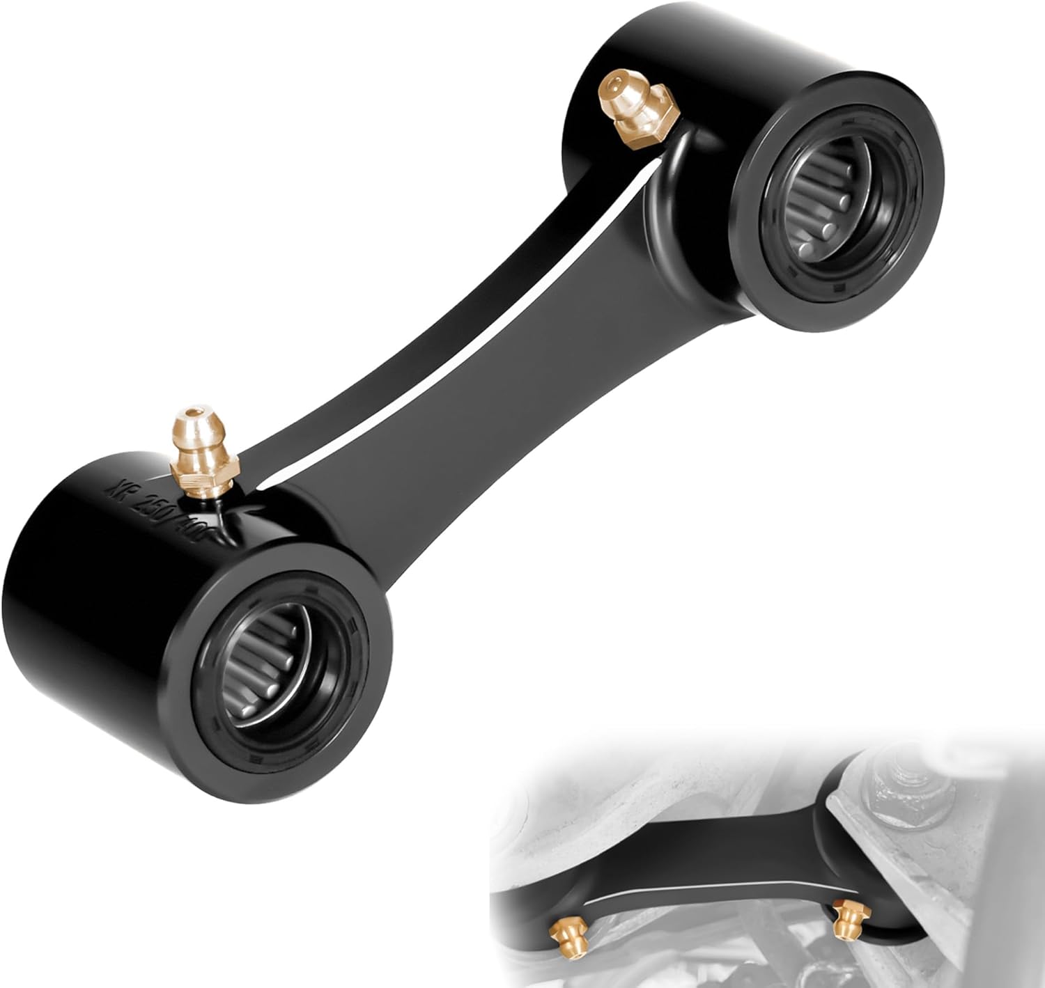 XR400R Lowering Link Compatible With XR250R -38mm XR400R -25mm 1996-2004 CNC Motorcycle Suspension Rear Drop Link (Black)