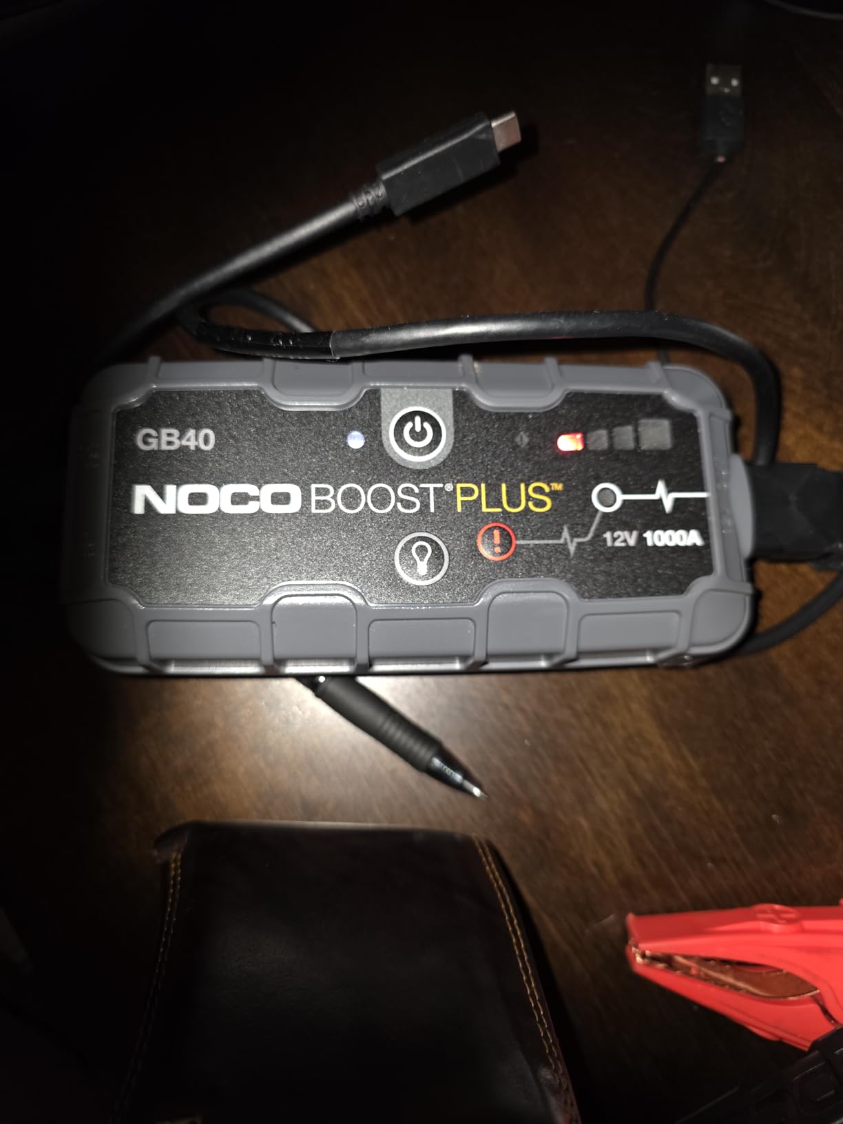 NOCO Boost GB40: 1000A UltraSafe Jump Starter – 12V Lithium Battery Booster Pack, Portable Jump Box, Power Bank & Jumper Cables - for 6.0L Gas and 3.0L Diesel Engines photo review