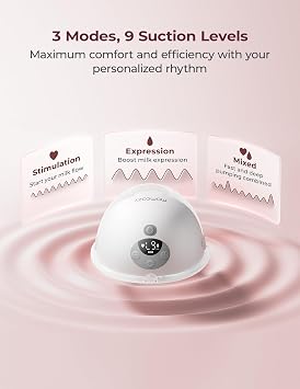 Momcozy Baby Bottle Washer + Momcozy M5 Smart APP Controlled Wearable Breast Pump