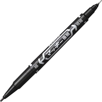Zebra permanent marker McKee extra fine B-MO-120-MC-BK Black 10 pieces