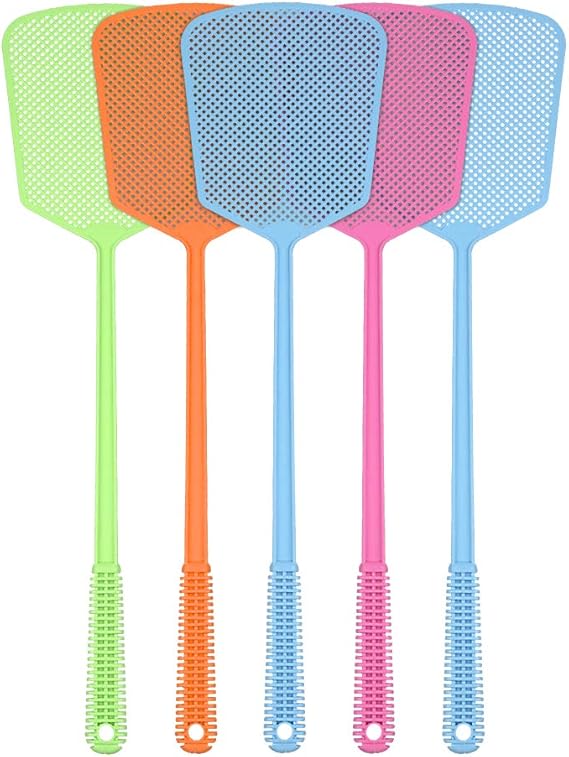 Fly Swatter, 5 Pack Fly Swat Insect Mosquito Wasp Pest Control with