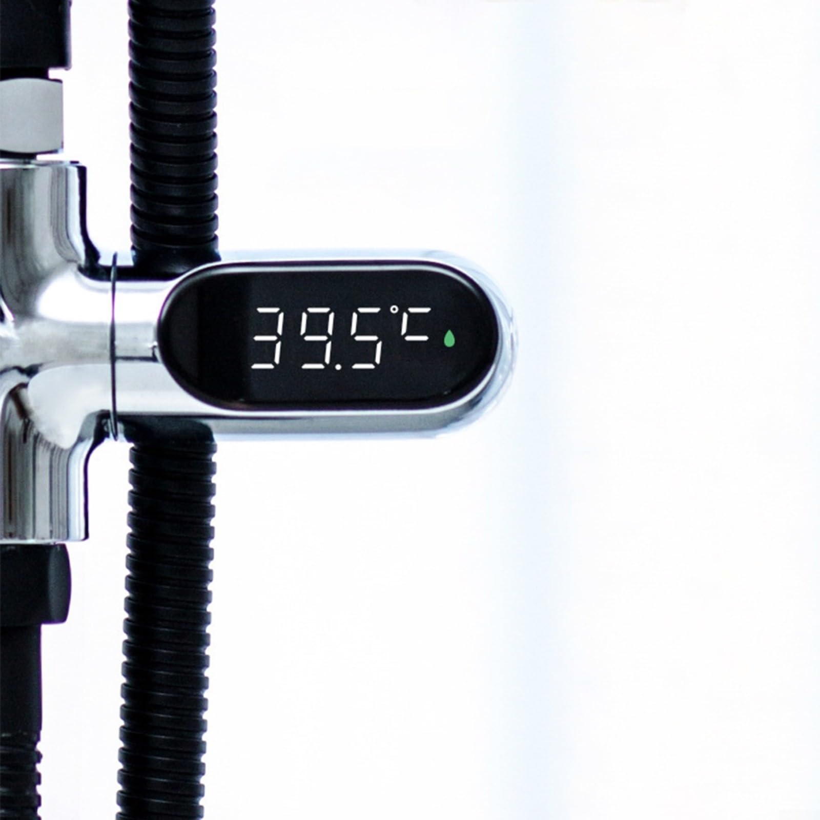 Wasserthermometer, LED-Anzeige Wassertemperaturmesser for Duschhahn, Duschhahn-Wasserthermometer(Second Generation)