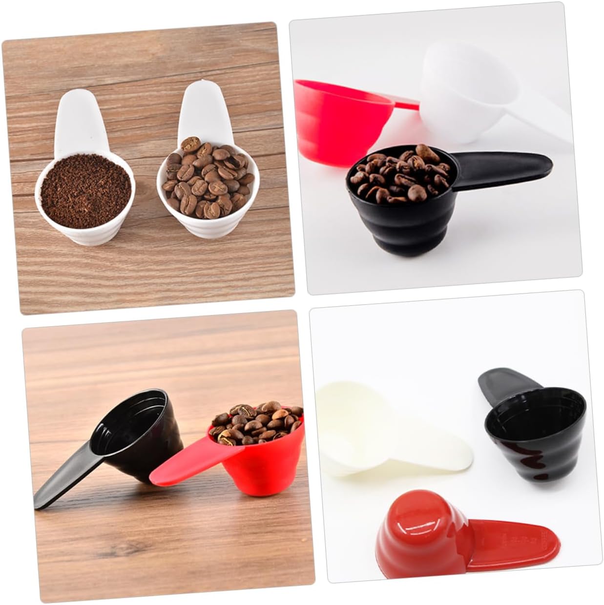 Mobestech 60pcs Multi-function Coffee Measure Scoop Measurements for Accurate Portions for Coffee Sugar Powder and More