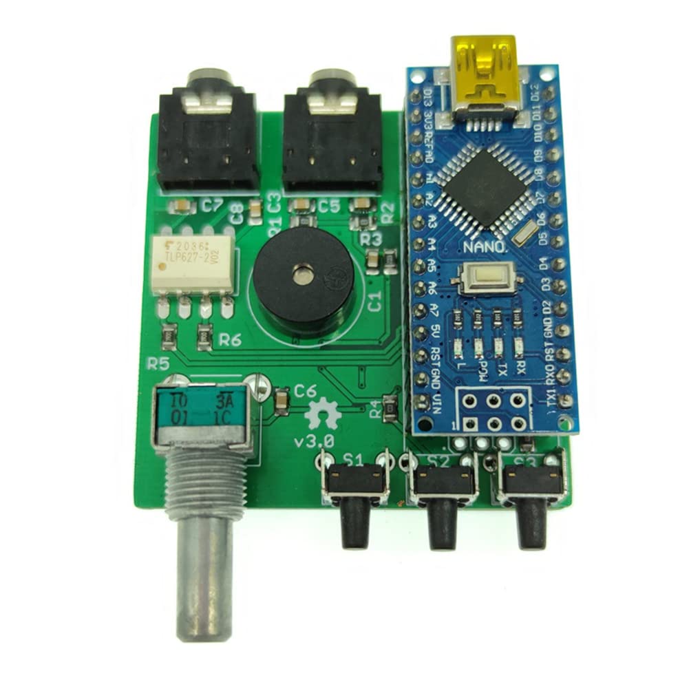 CW キーヤー Amazon | Gkikirty Open CW Keyer 2 仕上げ アルミシェル付き CW Keyer