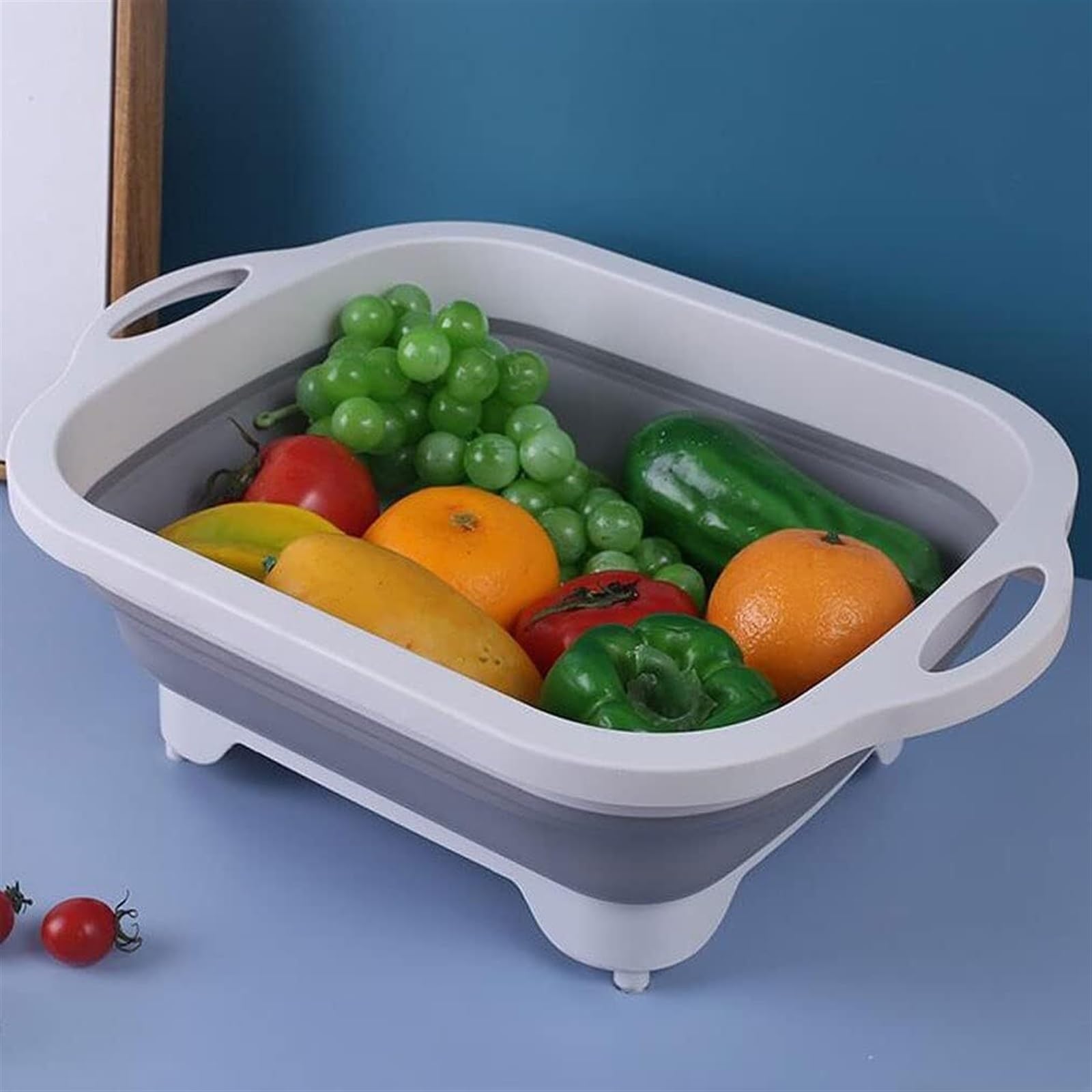 Tabla de Cortar Cocina Tabla De Cortar Plegable De Plástico Para Cocina, Plegable, Para Frutas, Picnic, Campin para Cortar Pan, Carne o Verduras(A)