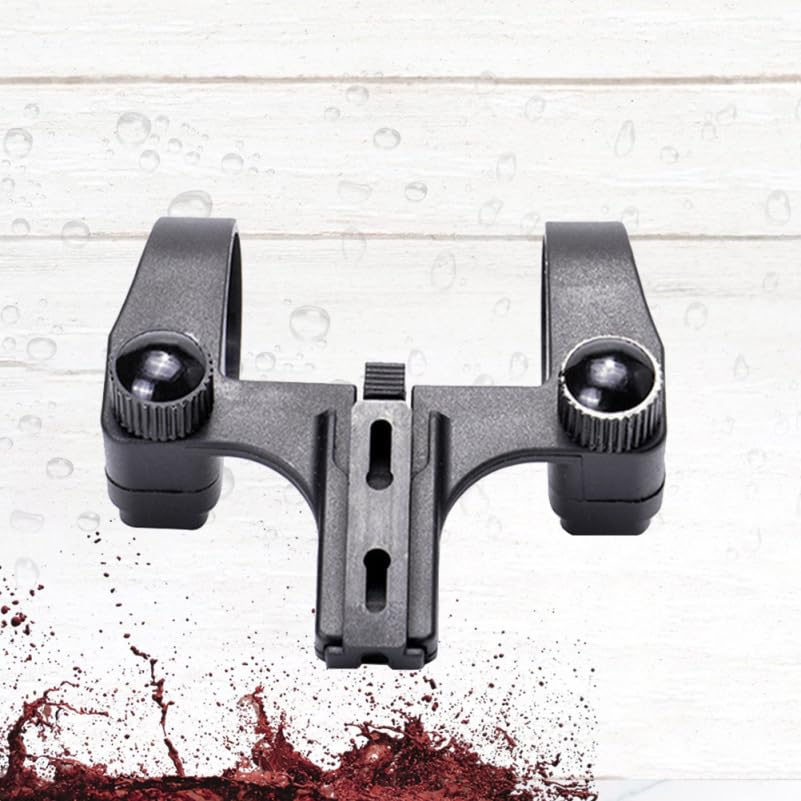 Image of balacoo Bike Headlight Bracket for Mountain and Road Bikes with Anti-Skid Pads Universal Center Holder Lamp Bracket for Front Bicycle Light Mounting