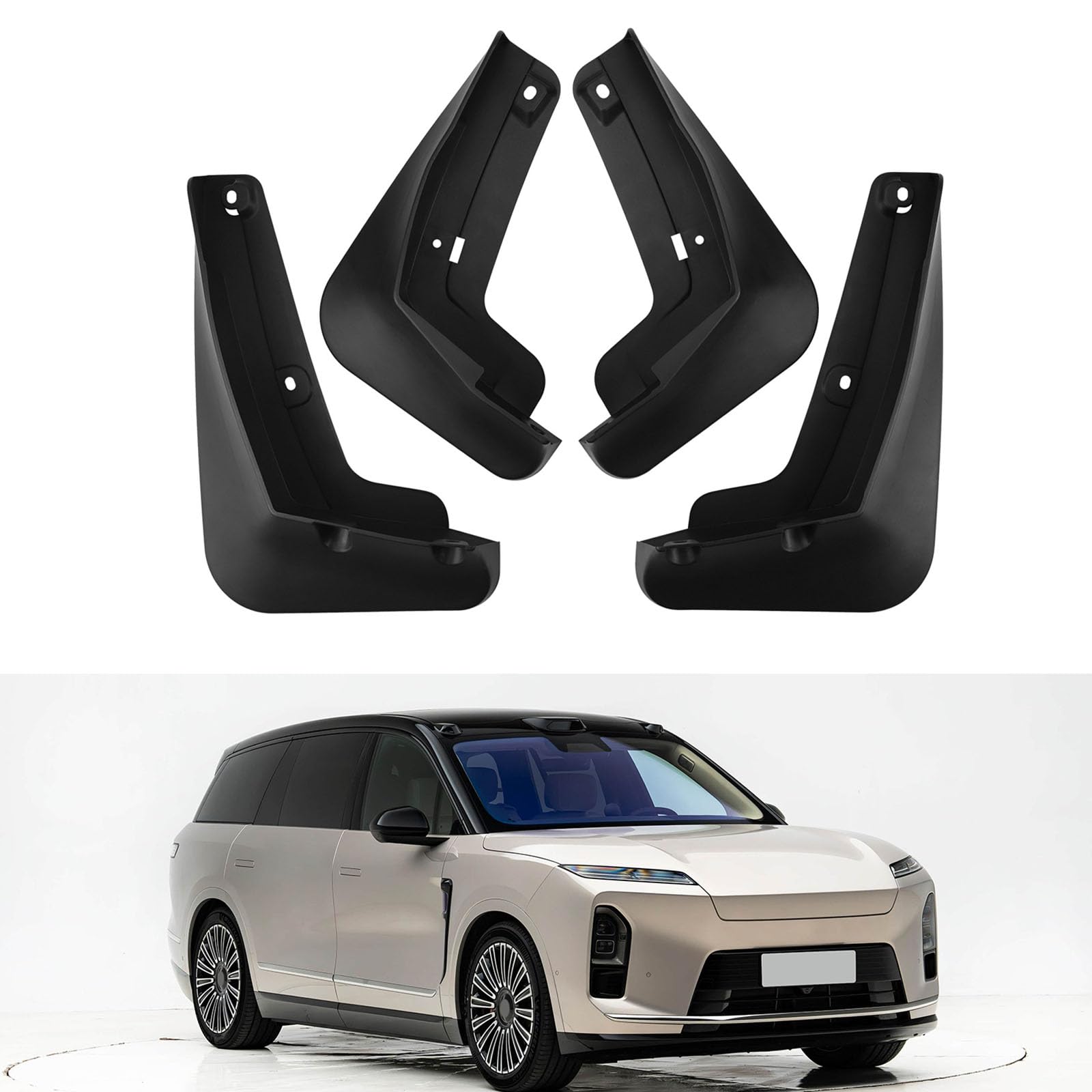 YPSBBHD Car Mud Flaps Fender Splash Guards, Compatible with NIO ES8 2026, Splashproof Exterior Accessories for Car Wheel Protector