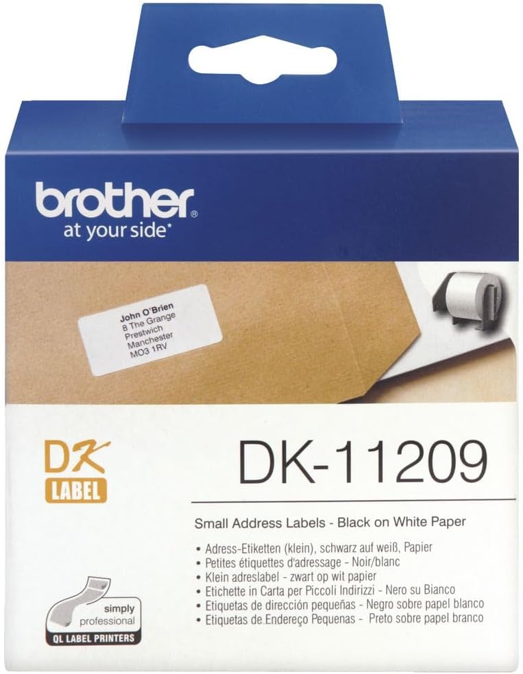 5x Etiketten als Ersatz für Brother DK-11209 für Brother