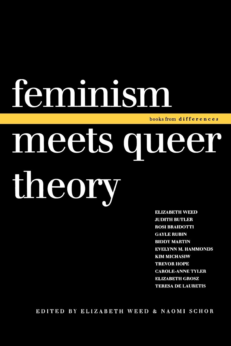 Feminism Meets Queer Theory (Books from Differences)