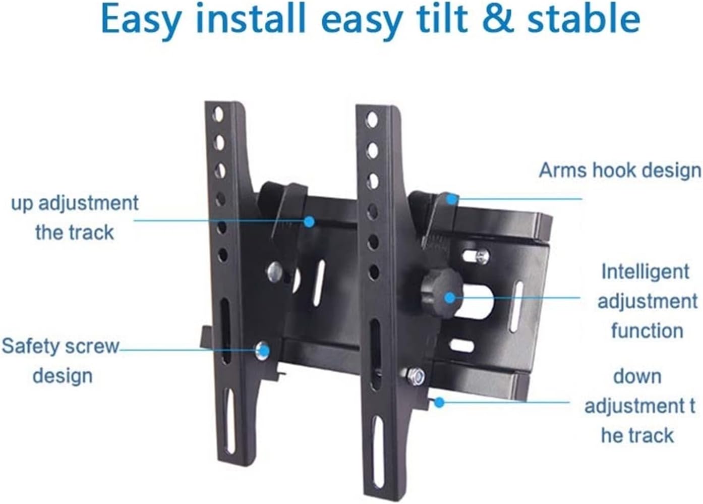 Tilting Adjustable TV Wall Mount Bracket for TV 14''-32'' LED LCD Plasma VESA 200 * 200