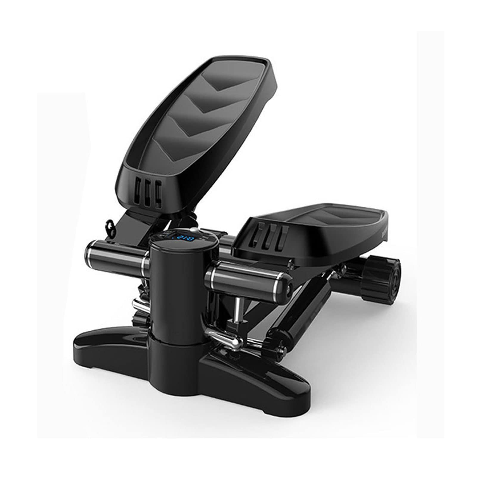 Mini stepper, przenośny mini stepper do ćwiczeń z taśmami oporowymi i monitorem, sprzęt do ćwiczeń w domu do treningu całego ciała, ćwiczeń, ćwiczeń na schodach
