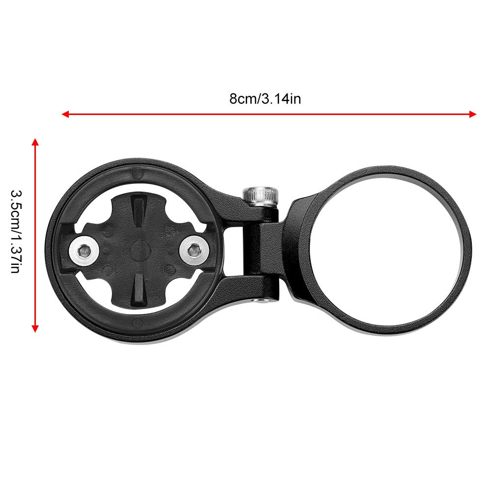 Support Rallonge Pour Compteur Vélo - Alliage D'aluminium - Réglable En Angle - Pour Garmin, Bryton - Diamètre 28.6 Mm