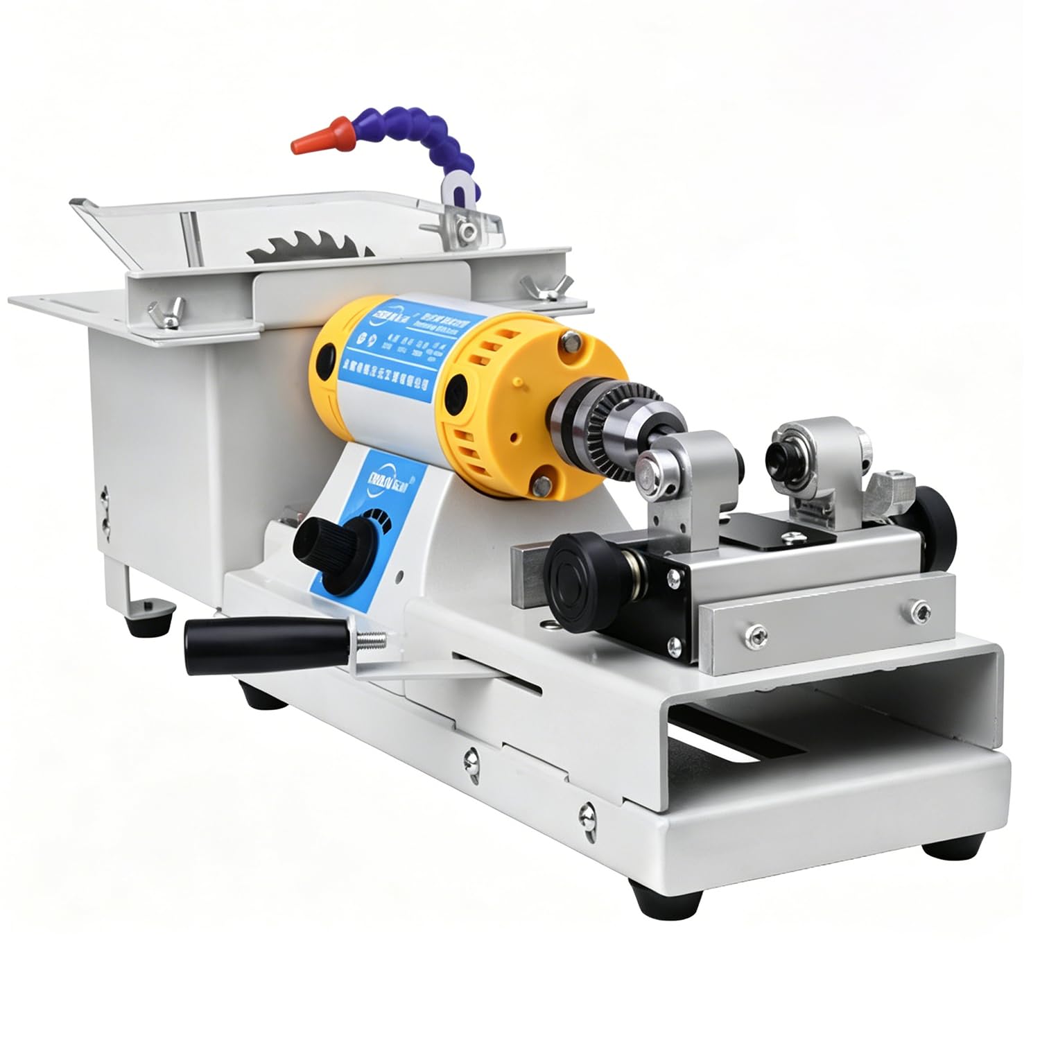 Azcabjie Gem Polishing Grinder Machine, 800-10000 Rpm Jewelry Polisher,or Jewelry Making, for Grinding Polishing Drilling