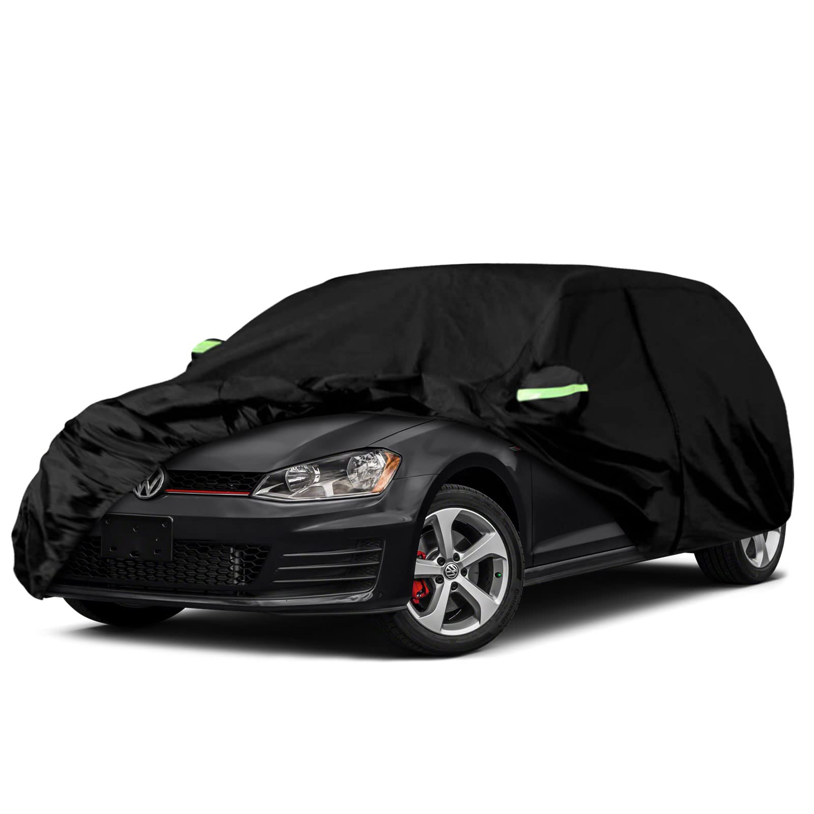Waterproof Car Covers Replace for 2003-2025 VW Golf 6 Layers All Weather Custom-fit Car Cover with Zipper Door