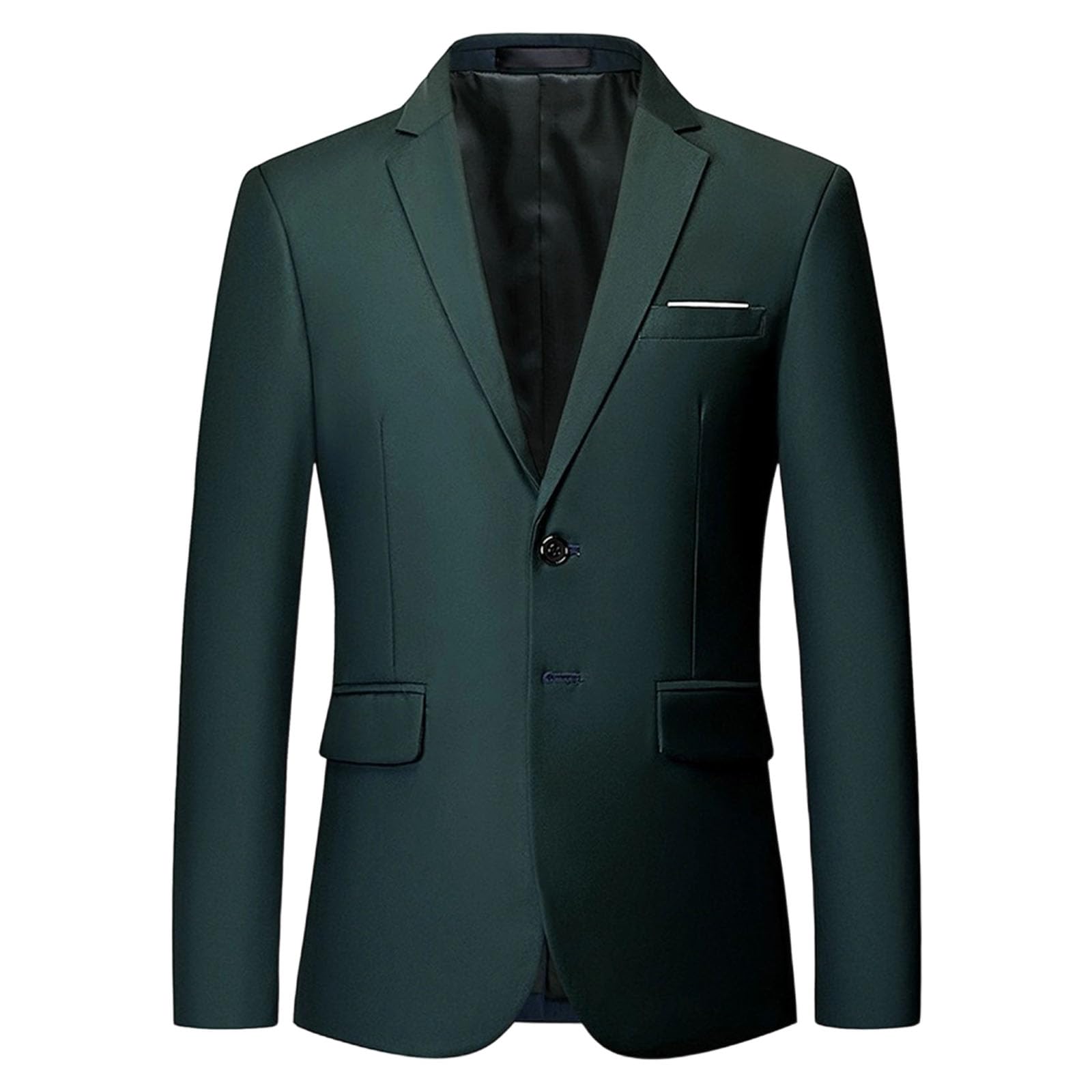 Blazer Casual da Uomo, Giacca Sportiva Leggera, Giacca da Abito a Due Bottoni, Sportiva Lavoro, Viaggio Slim Fit