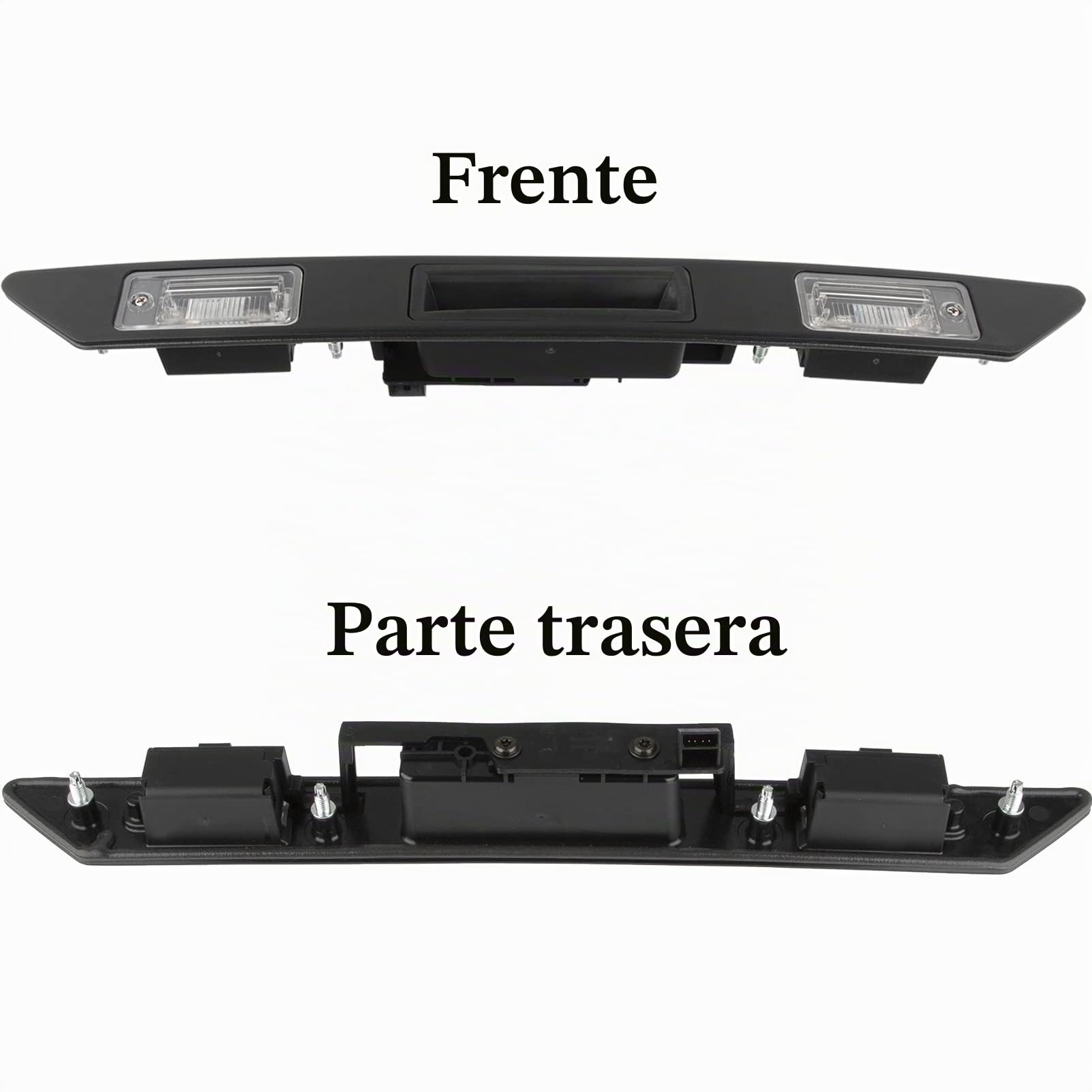 KASturbo Placa de Matrícula Maletero de Tamaño para A3 8P A4 8E A6 4F Q7 8P48275743FZ